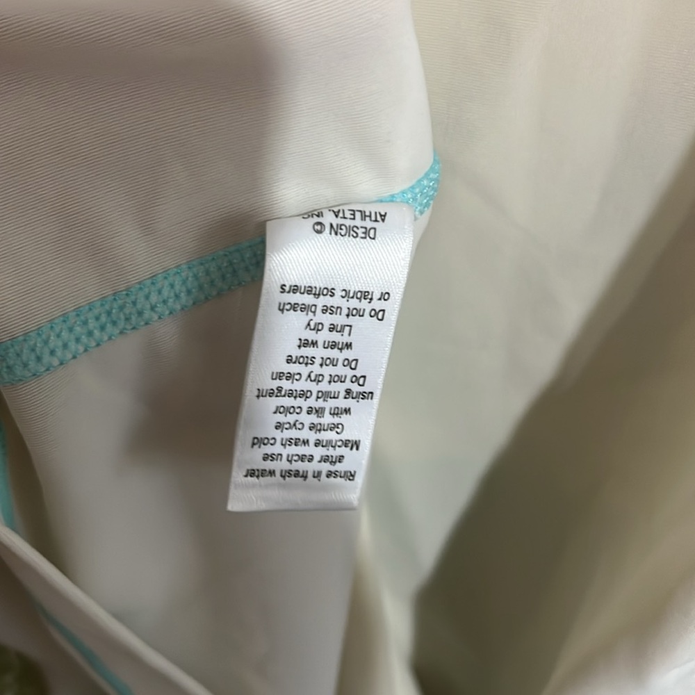Athleta Rash Guard Rashguard - Blue Design / Size L - 2000’s - Nice!! - Picture 8 of 8